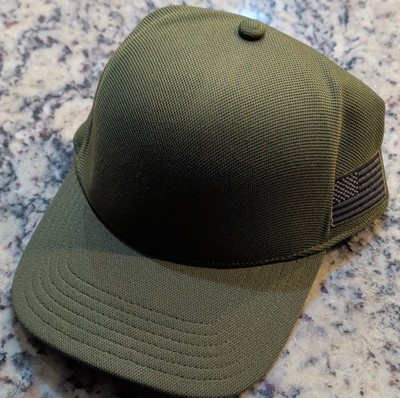Outdoor Cap One Touch L/XL Olive Quick-wick Quick-cool Quick-dry USA Flag Hat
