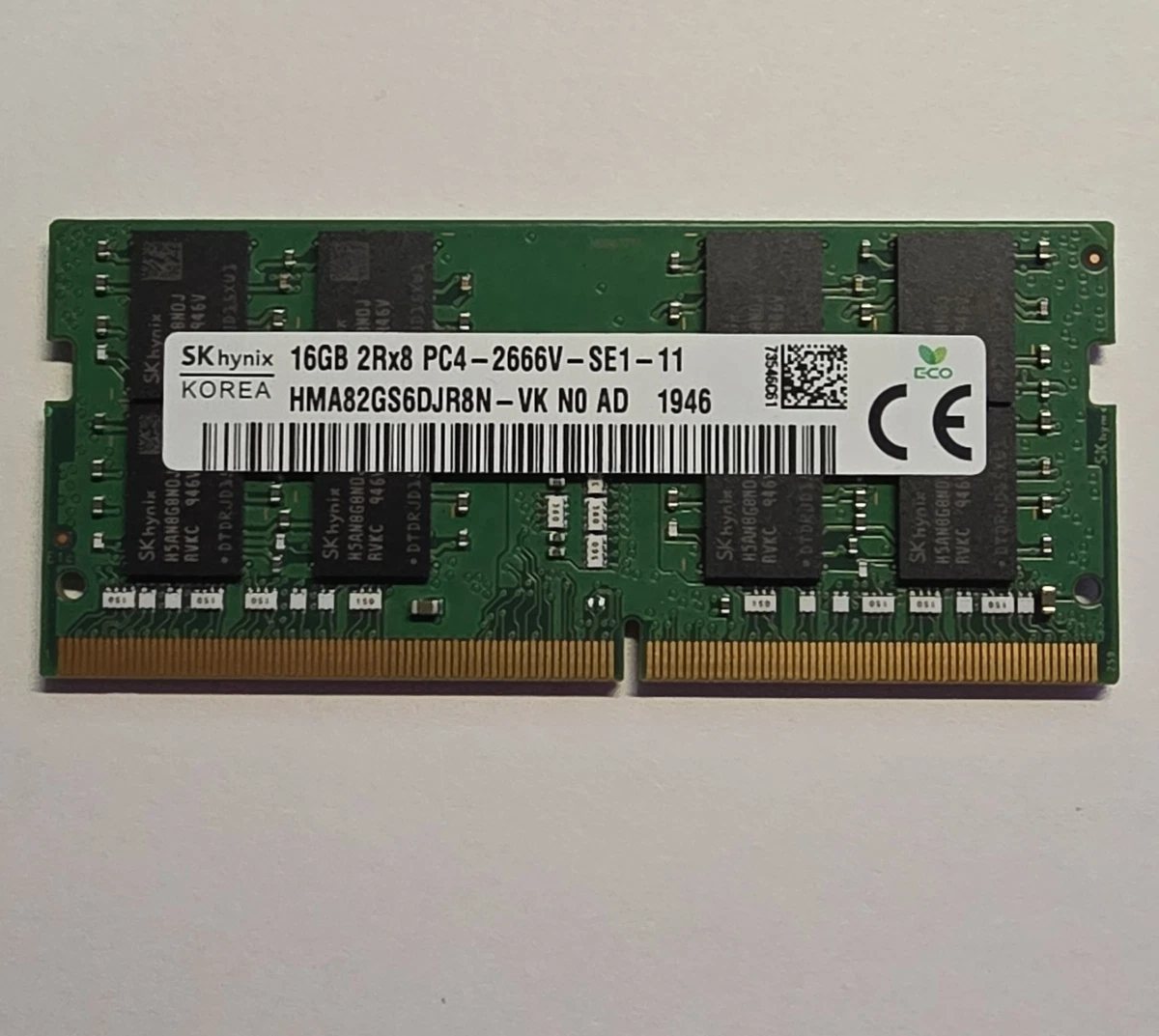 SK hynix Computer PC4-21300 (DDR4-2666) Bus Speed Memory (RAM) for