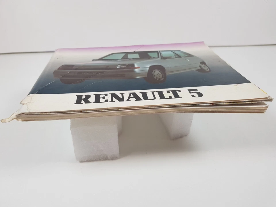 Libretto manuale uso manutenzione Renault 5 R5 originale no copia edizione 1989. - Immagine 2 di 4