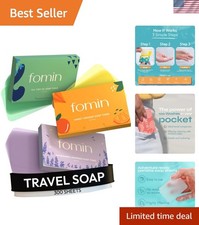 Paper Soap Sheets for Hand Washing - 300 Sheets Orange, Tea Tree, Lavender Po...