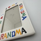 I Love My Grandma Colorful Ceramic Picture Frame Holds 4x6 Photo Vintage — photo 3