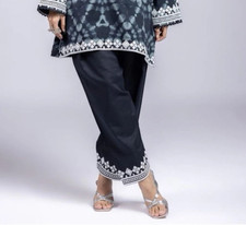 Pakistani designer pant by khaadi Size 16 New With Tags Embroidered
