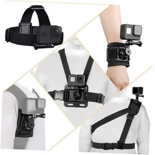  Gopro Accessories Kit for GoPro Hero 12/11/10/9/8/7/6/5/4,Chest Strap 