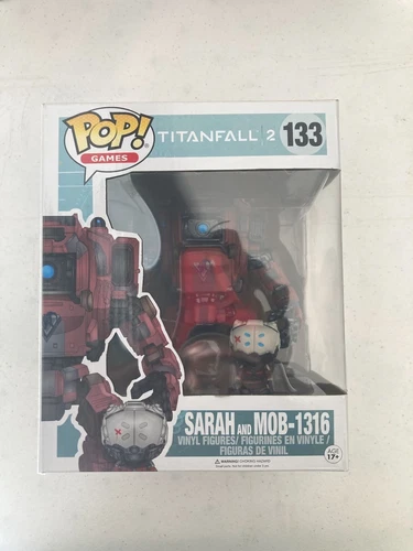 Titanfall 2 Sarah and Mob 6" Super Size Funko Pop # 133