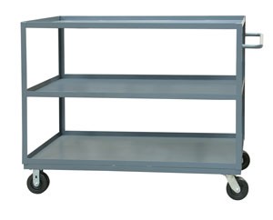 Durham RSC-3060-3-95, 3 Shelf Stock Cart, 60'' x 30'' x 35'', 1200 lb Capacity