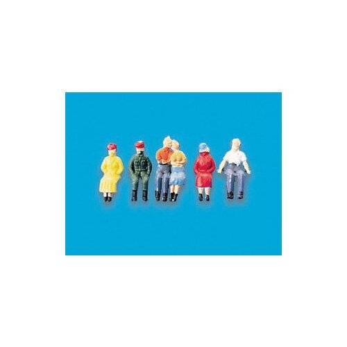 Passengers, Seated HO gauge Figures Model Scene 5056