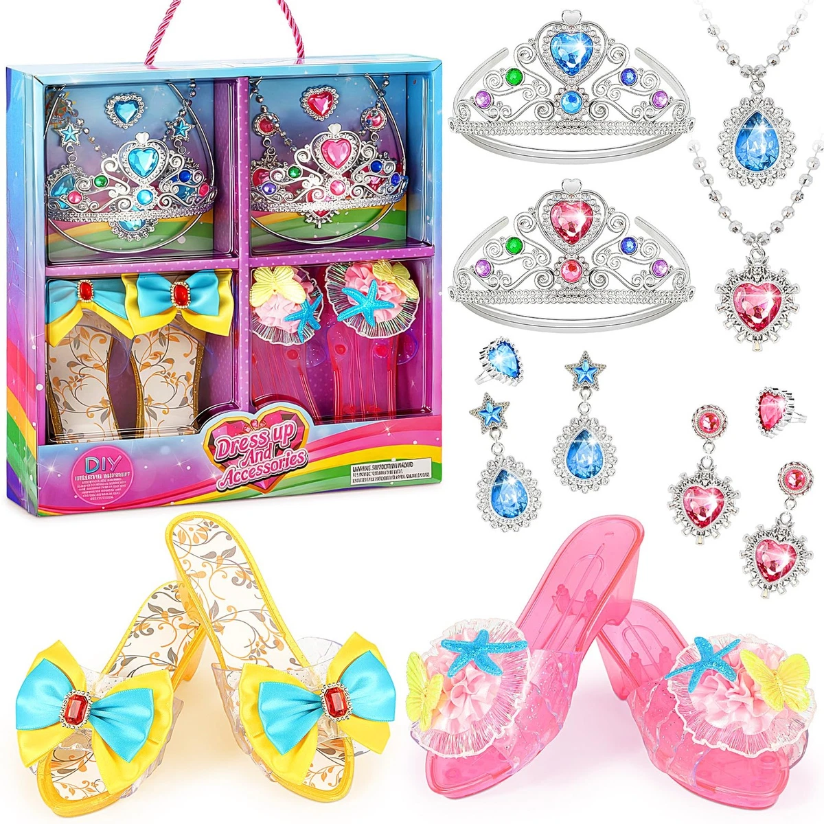 open lace back dress Amazon.com: Jeowoqao Princess Dress up Shoes,Girls Dress up Shoes Princess  Dress Up Pretend Play Set 4 Pair of Princess Shoes, Princess Dresses  Princess Cape Jewelry Toys for Toddler Girls Age 3 4