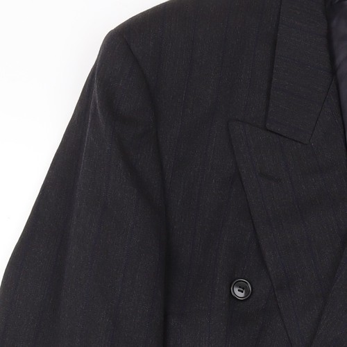 Hugo Boss Men's Black Double-Breasted Blazer 38R - Picture 6 of 12