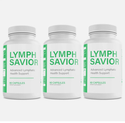 3X Lymph Savior Advanced Lymphatic Health Support Nahrungsergänzungsmittel 60 K
