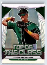 2020 Panini Prizm Top of The Class Silver Prizm #TOC-29 Logan Davidson