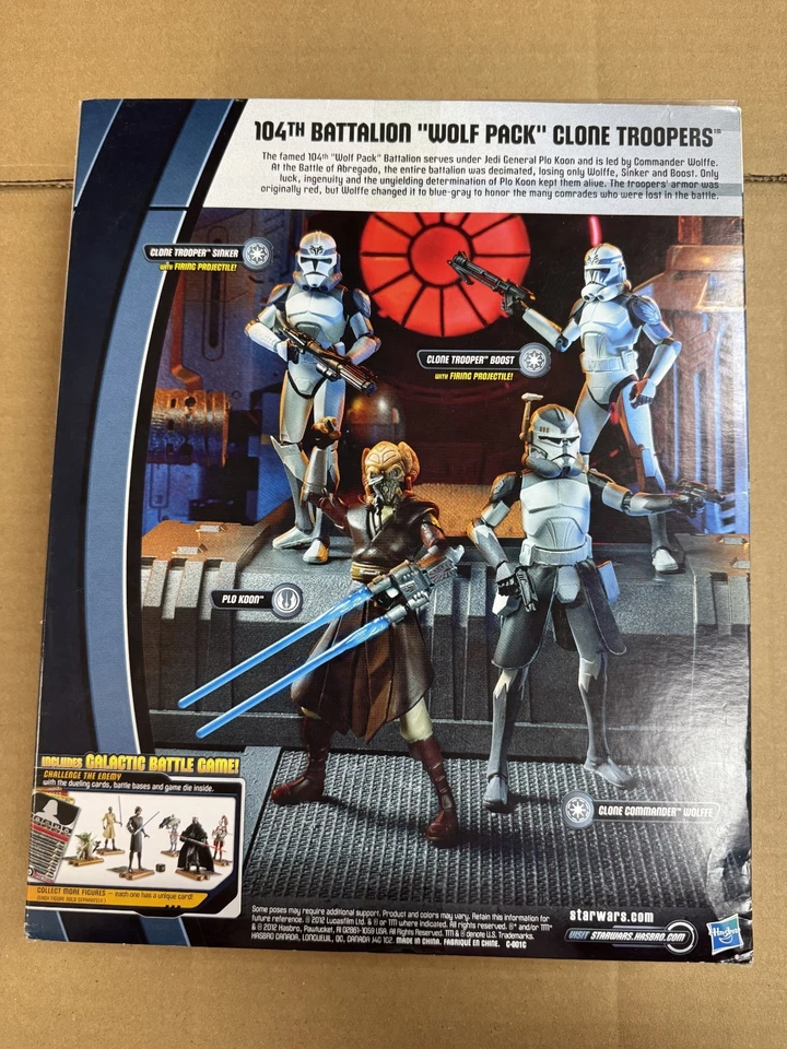 星球大战第 104 营“狼包”克隆部队可动人偶全新未拆封 — 第 2/4 张图片