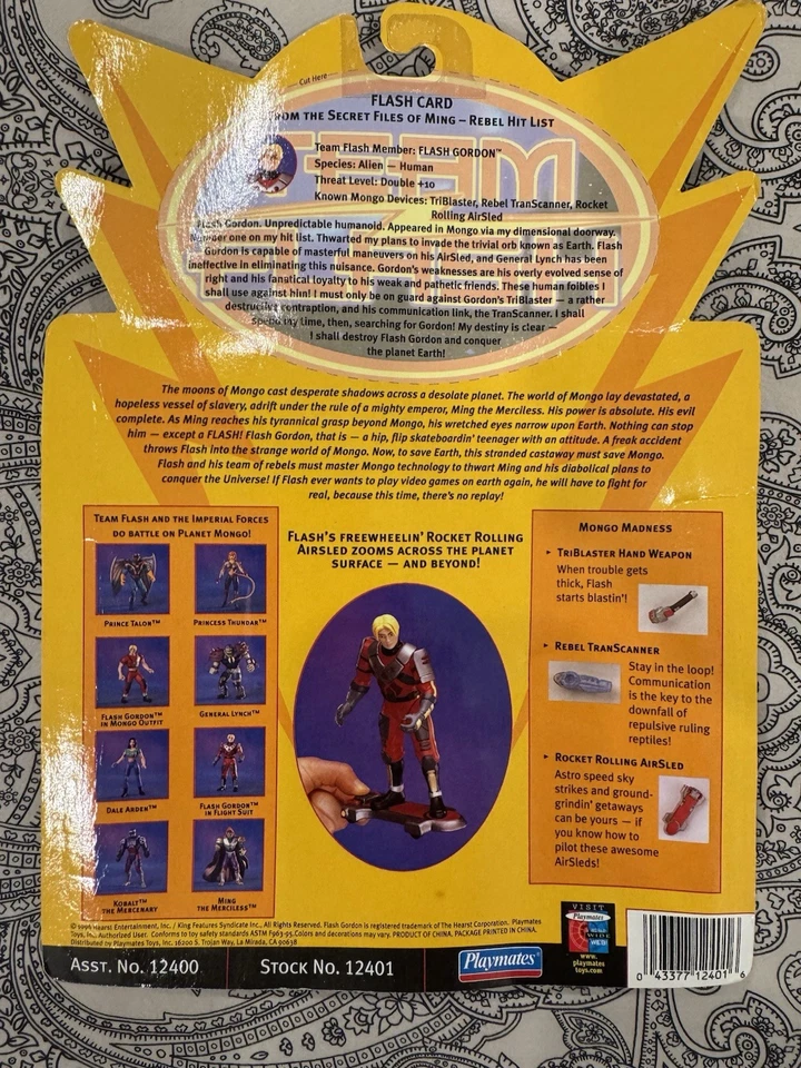 PlaymatesToys 1993 Coneheads Beldar uniforme de vuelo 5" Foto 2 de 2