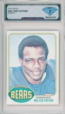 #ad #ad 1976 Topps WALTER PAYTON #148 Rc 💎 DSG 7 NM $599.00