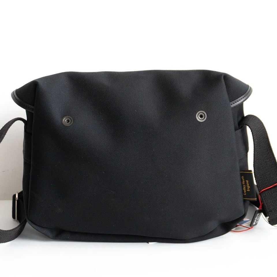 Billingham Wickham 小号相机包黑色皮革信使肩未使用 — 第 2/4 张图片