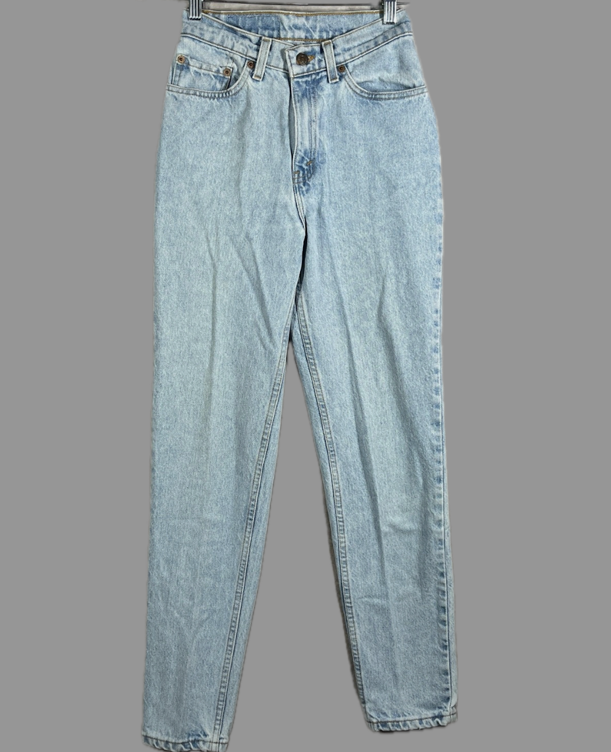 VTG LEVI'S JEANS 90s 512 SLIM FIT Tapered Leg LIGHT STONEWASH Mid-Rise 9 M 26-30