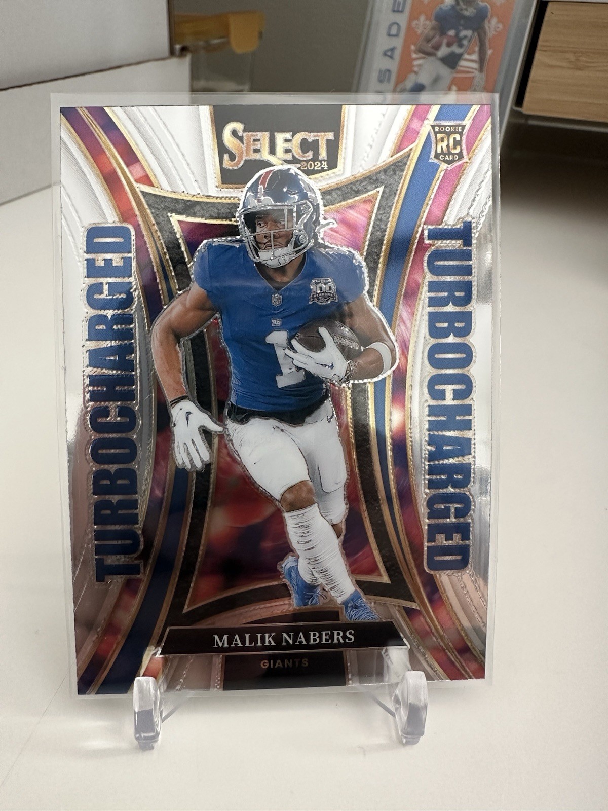 2024 Panini Select - Turbocharged Malik Nabers #15 (RC)
