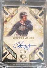 2025  Topps Diamond Icons Chipper Jones Autograph #AC-CJ /25 Atlanta Braves