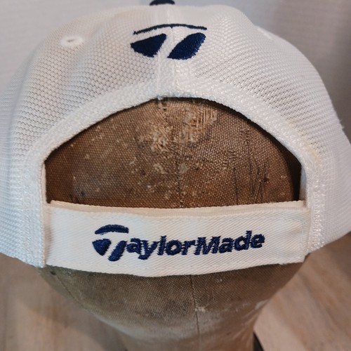 TaylorMade R7 Mesh Golf Cap/Mütze blau & weiß bestickte Logos Strapback - Bild 13 von 20