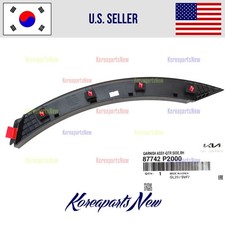 Genuine Kia Front Right Fender Molding – 16-20 Sorento – 87712C6000, Black, Clip-On