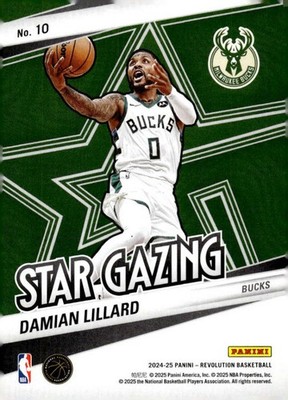 DAMIAN LILLARD 2024-25 Panini Revolution Star Gazing #10 NBA Bucks