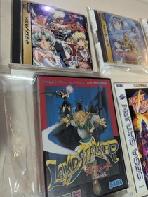 Lot of Sega Video Games Dreamcast Genesis Saturn Lunar Landstalker Grandia Japan
