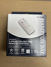 Hampton Bay White Universal 3-speed Ceiling Fan Remote Control with Dimmer