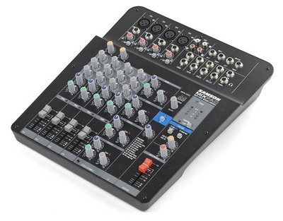 Samson Mixpad MXP124FX Compact, 12-Channel Analog Stereo Mixer with Effects a...
