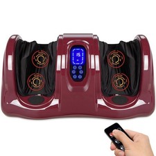 Therapeutic Kneading  Rolling Shiatsu Foot Massager w/ High Intensity Rollers