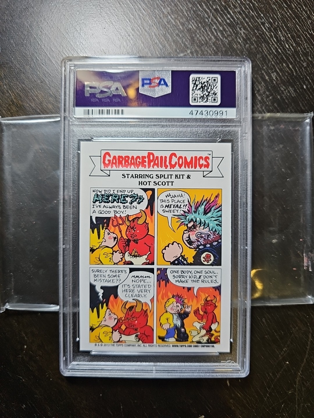 2013 Garbage Pail Kids BNS3 Roy Bot PSA 10 Slab Case Is In MT Cond.  view 4