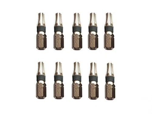 JJW-GERMANY.COM jjw-germany 10 St. Profi Ersatz Torx Bits T 25 x 25 mm mit Loch