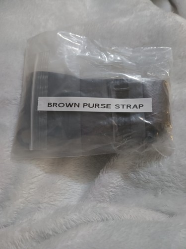 Purse Strap Replacement, 29.5-55" Adjustable Canvas 1.5" Wide Cross Body Brown - Picture 9 of 10