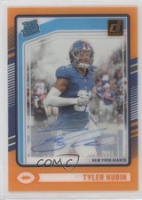 2024 Panini Clearly Donruss Rated Rookie Orange /249 Tyler Nubin #96 Auto 1e8j