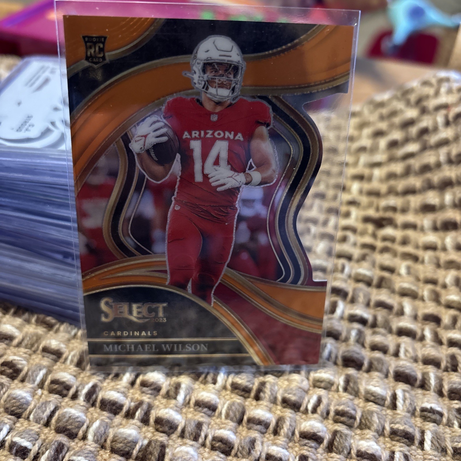 2023 Panini Select - Club Level Michael Wilson #234 Orange Prizm Die-Cut /399