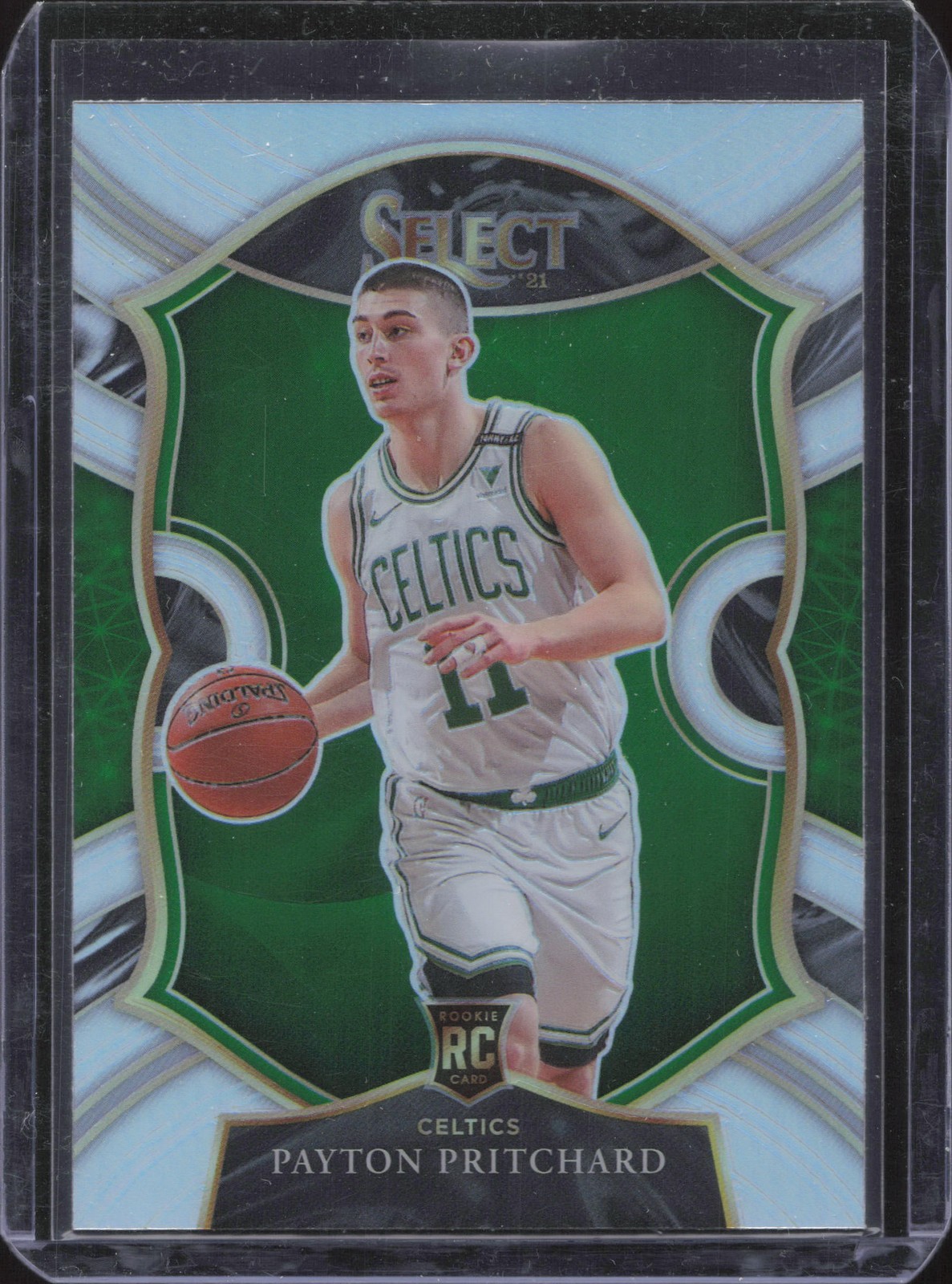 2020-21 Panini Select #86 Payton Pritchard Silver Prizms