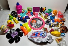 Vintage 90s Fast Food Toy Lot of 38 McDonalds Burger King Subway Wendy's