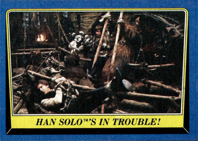 1983 Topps Star Wars: Return of the Jedi #195 Han Solo's in Trouble