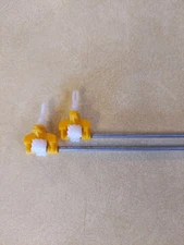 Set of 2 Stiga Play Off Hockey Table Top Control Rod For Left Defenseman