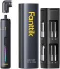 Fanttik S2 Pro Max Cordless Screwdriver Set, 7 Torque, 16 Bits, Angle Adapter