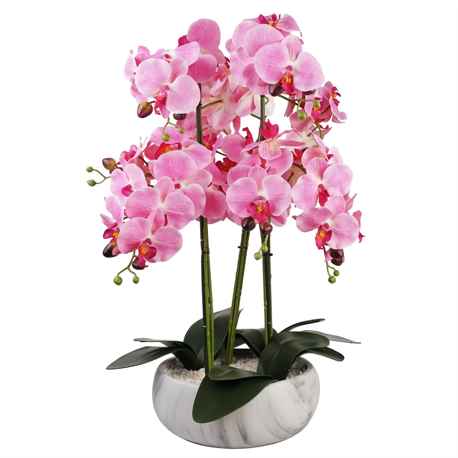 Botanik Pink Orchid Artificial Tree - 60cm - Image 2