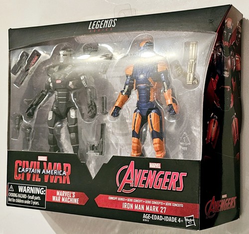 MARVEL LEGENDS 2 FIGUREN PACK MARVEL'S WAR MACHINE & IRON MAN MARK 27 SCHNELLER VERSAND - Bild 8 von 8