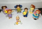 Vintage 1984 Cabbage Patch Kid Figures Lot Of 7 Mini Figurines PVC Plastic