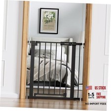 Baby Gate for Doorways and Stairs, 26-31" Pet Gate with 26-31"W, 30"H Black