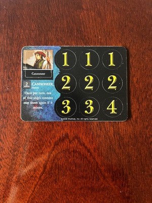 CANNONEER SPANISH Davy Jones Curse Pirates Wizkids CSG Pocketmodel