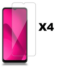 4-Pack Tempered Glass Screen Protector for T-Mobile Revvl 8 5G, Anti Scratch