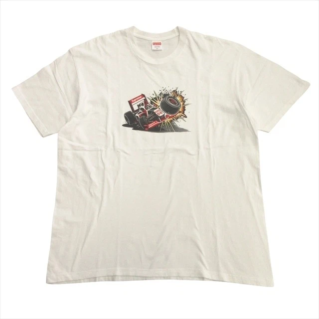 21aw Supreme Clash Tee Crush T shirt logo imprimé États Unis XL blanc blanc hommes
