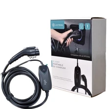 Lectron Portable EV Charger Compatible With SAE J1772.