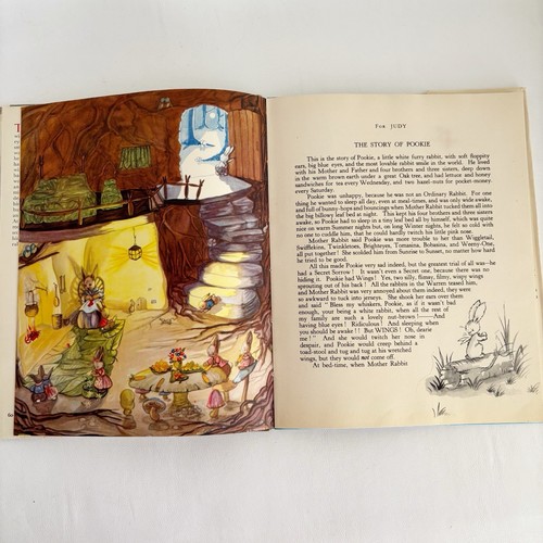 Pookie By Ivy Wallace Illustrated Hardcover W/ Dust Cover 1953 Vintage Rare - Picture 5 of 17