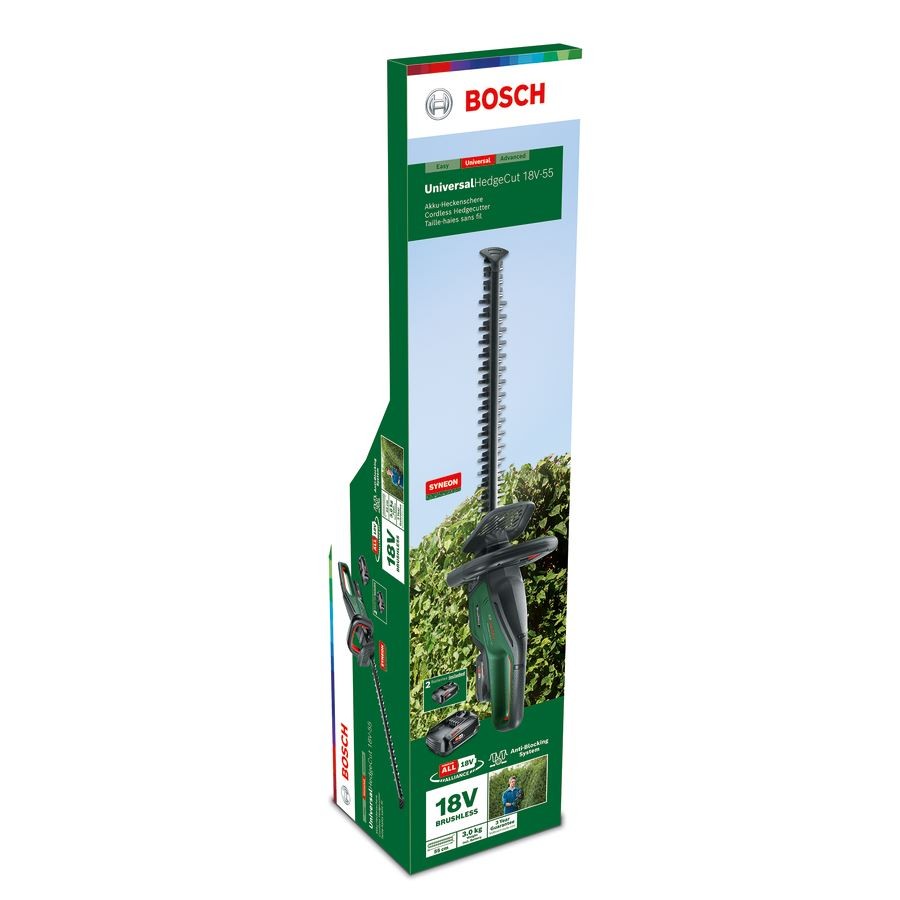 Bosch UniversalHedgeCut 18-55 Cordless Hedgecutter 0600849J70