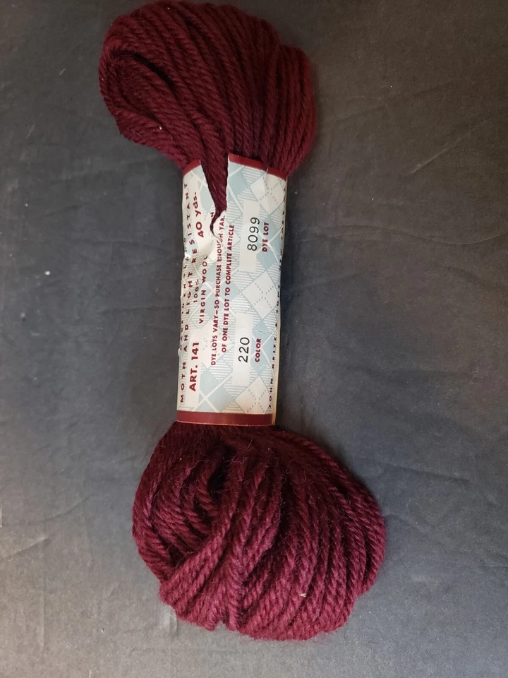 Dritz Needlepoint Yarn 2 Skeins Virgin Wool Color 220 lot 8099/208 lot 5411 - Image 3 of 3