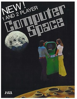 Computer Space 2 Player Video Arcade Nutting Associates FLYER - Brochure - Ad